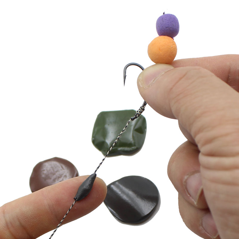 15g Carp Fishing Accessories Tungsten Putty Rig Soft Lead Pendant Carp Ronnie Rig Heavy Bait Line Sinker Terminal Fishing Tackle