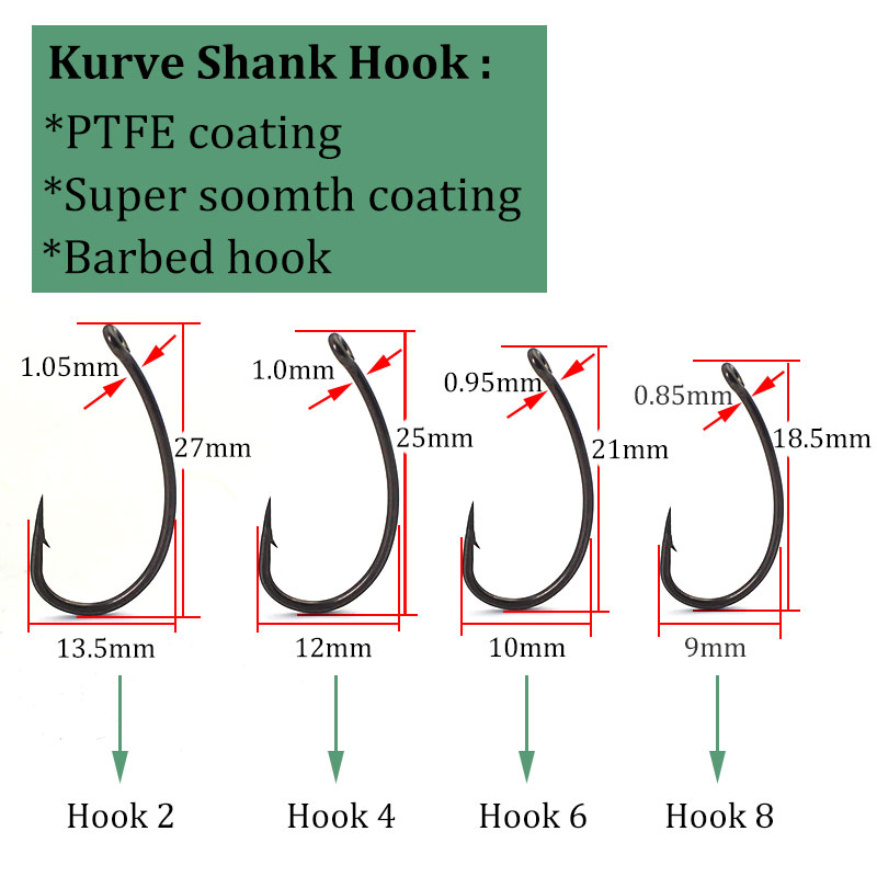 2pcs Carp Fishing Hair Rig Ready Made Carp Fishing Hook Link Method Feeder Fishing Accessories For Tied Carp Rig Terminal Tackle