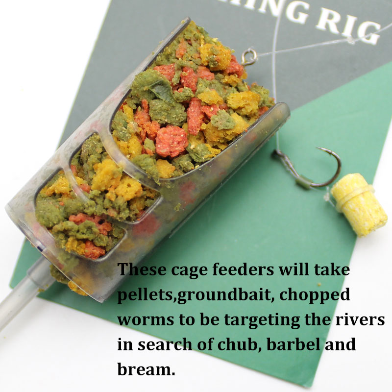 Carp Fishing Bait Cage Carp Rig Boilies Trap Holder Method Feeder Fishing Cage For Carp Coarse Match 28g Bait Box For Fish