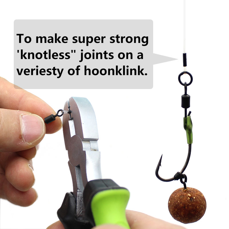 Carp Fishing Crimping Plier Tool Stiff Booms Hooklink Accessories 