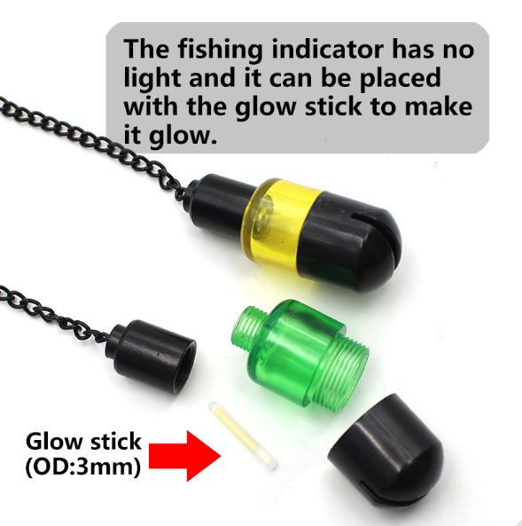Carp Fishing  dummy indicator bobbin Alarm Indicator Swinger For Fishing Rod Pod Accessory