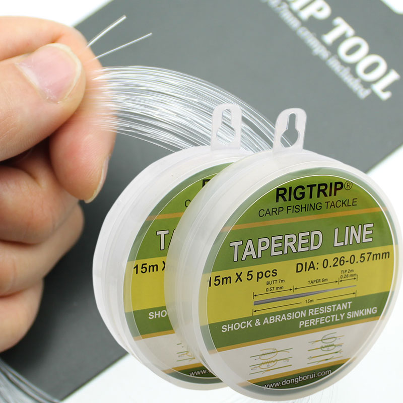 Tapered  Leaders special  line   for Carp  and feeder  fishing 