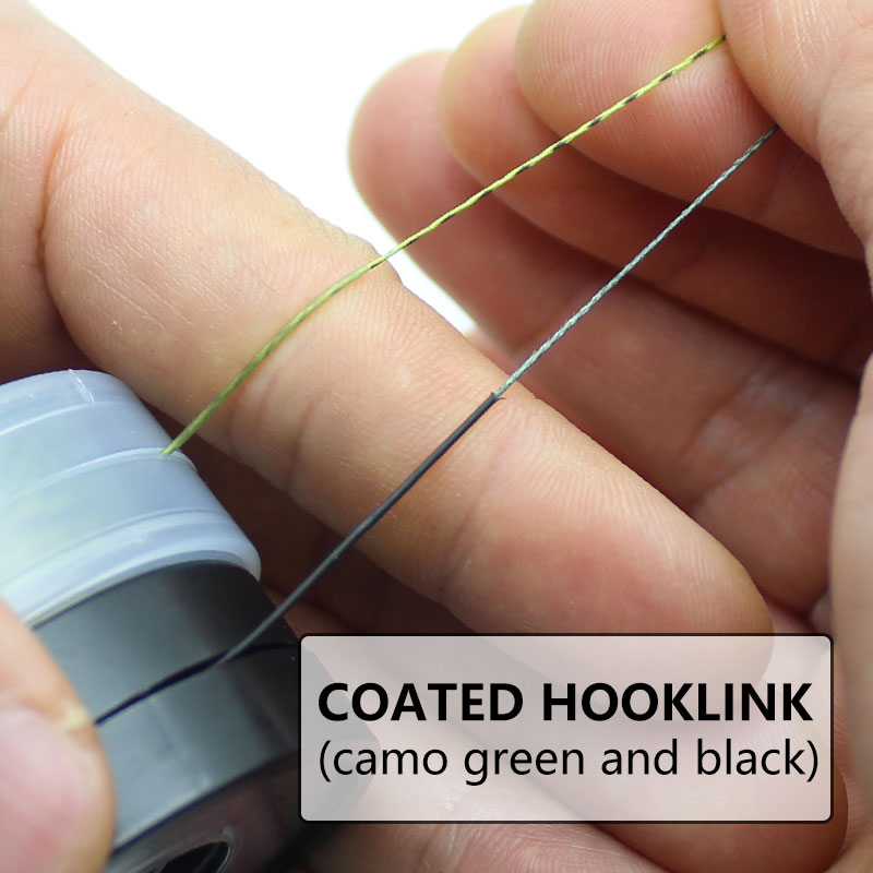 20m Carp Fishing Coated Hooklink Wire Splice Spooled Fishing Line