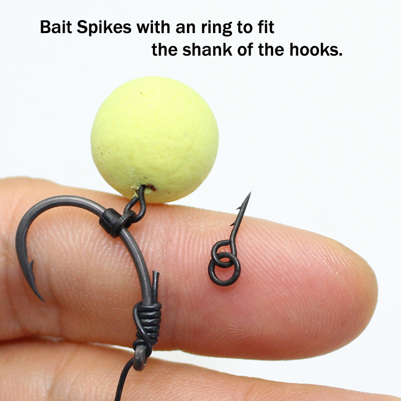 Bait Screw Swivel Bait Sting With Ring for Ronnie Carp Rigs