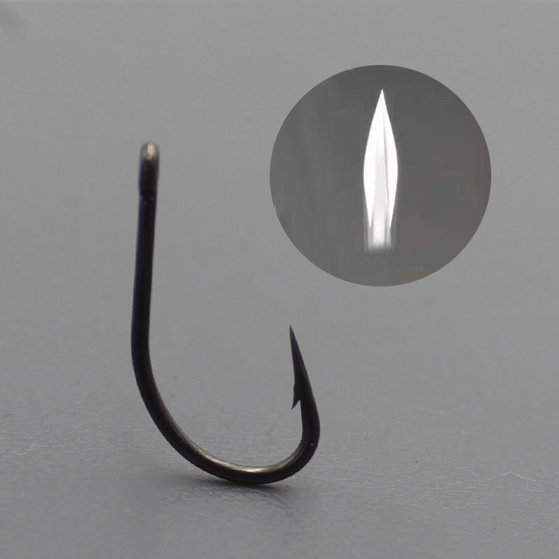 Carp Fishing Hooks PTFE Coated Extra Sharp Carp Hook Super Slide Hair Rig Antisnag Barbed Fish Hook For Fishing Equipment