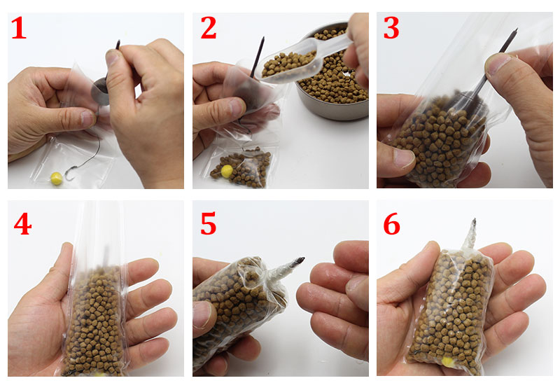 Slow Melting PVA Bags Method Feeder Carp Fishing Bait Accessories Carp Hair Rigs Pop Up Boilies PVA Mesh For Carp Tackle