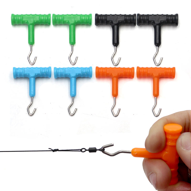 Carp Fishing Tool Lines Knotter Stainless Steel Hook link Puller Tool Hair Chod Rig Ligation Carp Fishing Accessories