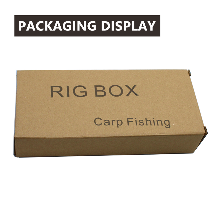 Carp Fishing Terminal Tackle Box With Rig Stop Pins For Ronnie Rig Storage  Box Black Feeder