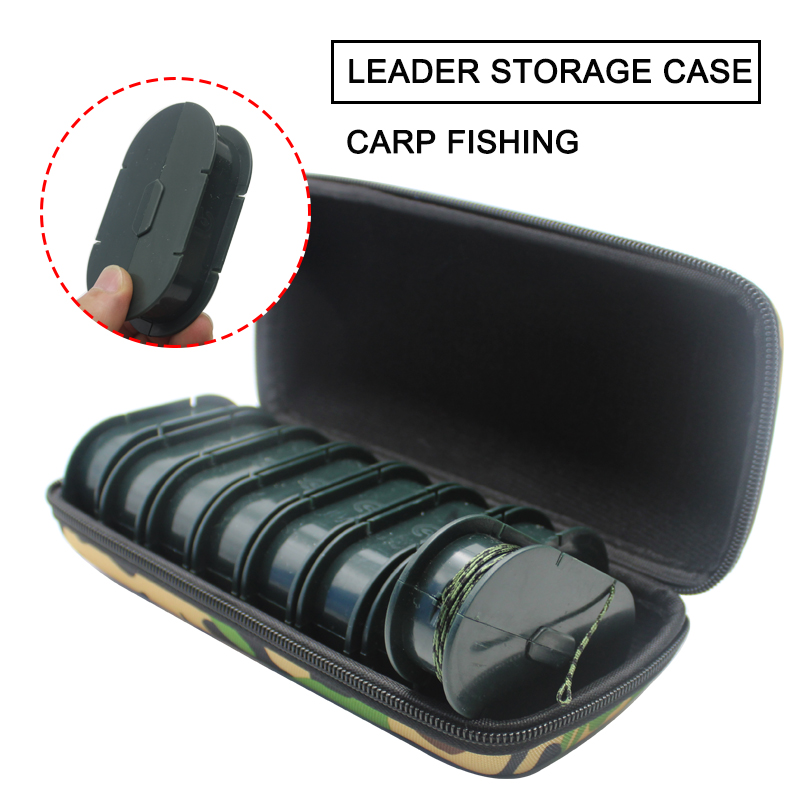 1 BOX Carp Fishing Leader Storage Case Leader Line Organiser Case