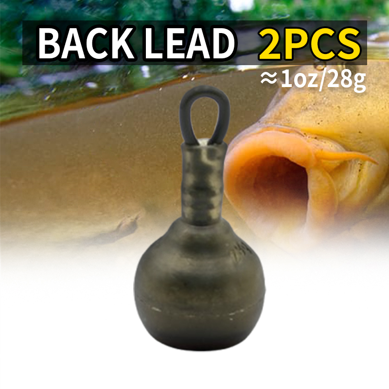 Carp  fishing  Tackle  Coated  Back  Lead  1oz