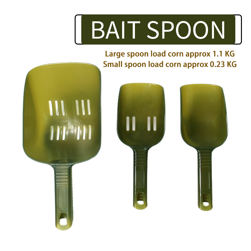 Bait Scoop Carp Fishing Tool Baiting Spoon Throw-Baits Casting Scoop For Feeding
