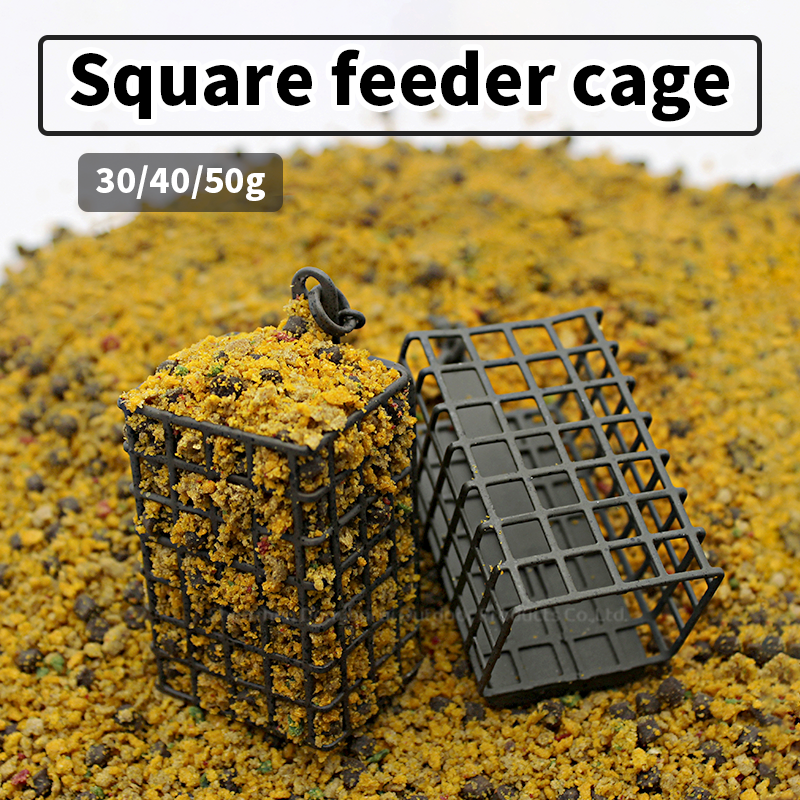 Square  Feeder Cages  Metal  Carp  Fishing Tackle  30g  40g  50g 