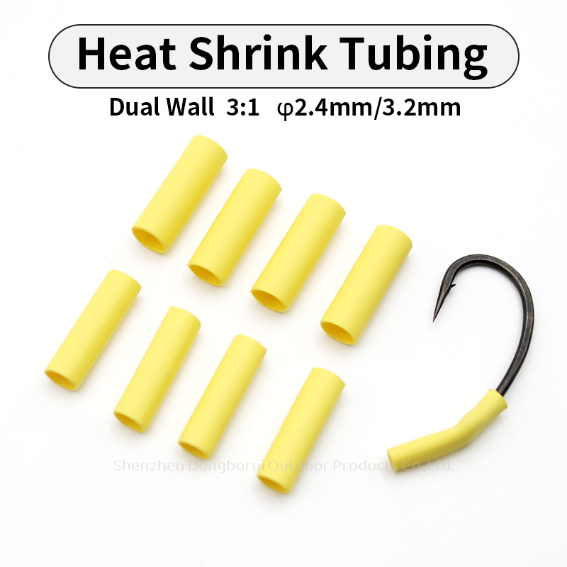 Heat Shrink Tubing Ideal for Use As Stiff Kicker Carp Fishing Tackle Accessories